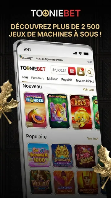 Tooniebet: Real Casino Screenshot