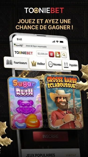 Tooniebet: Real Casino Screenshot