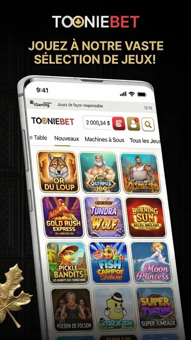 Tooniebet: Real Casino Screenshot